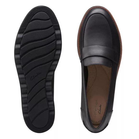 Clarks Shoes - Clarks Black Loafer, 8.5M